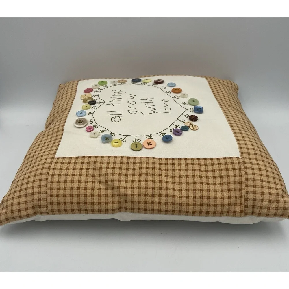 Handmade Decorative Pillow All Things Grow With Love 13